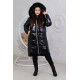 Женское зимнее пальто из плащевки "Мoncler" есть и в батал размерах