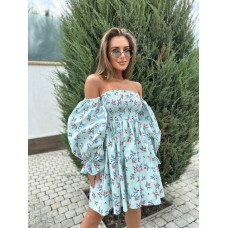 Жіноча літня сукня міні у романтичному стилі 