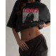 Жіноча футболка з принтом "1997" чорного кольору