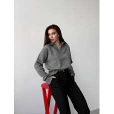 Жіночий светр polo "Sem" сірого кольору