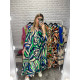 Жіноча Італійська сукня-сорочка maxi з принтом колір хакі