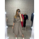 Жіноча Італійська сукня-сорочка classic колір моко