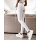Жіночі джинси skinny білого кольору