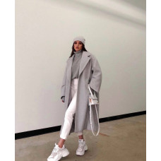 Жіноче пальто з кашеміру без підкладки