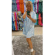 Жіноча італійська oversize сукня-сорочка mini