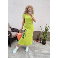 Жіноча літня сукня "Street" фісташкового кольору