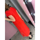 Жіноча червона літня сукня з жатого льону "Street" 